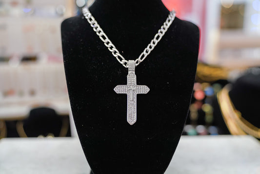 Crystal Cross Necklace