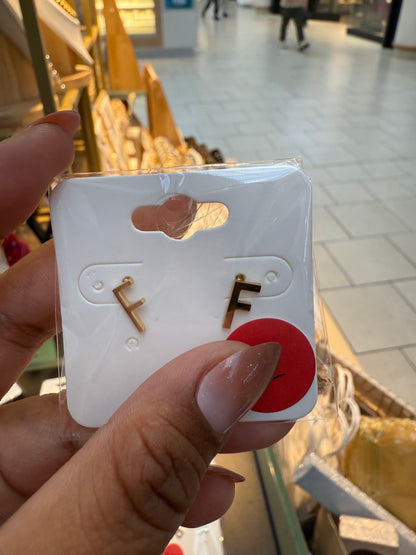 Letter Earrings