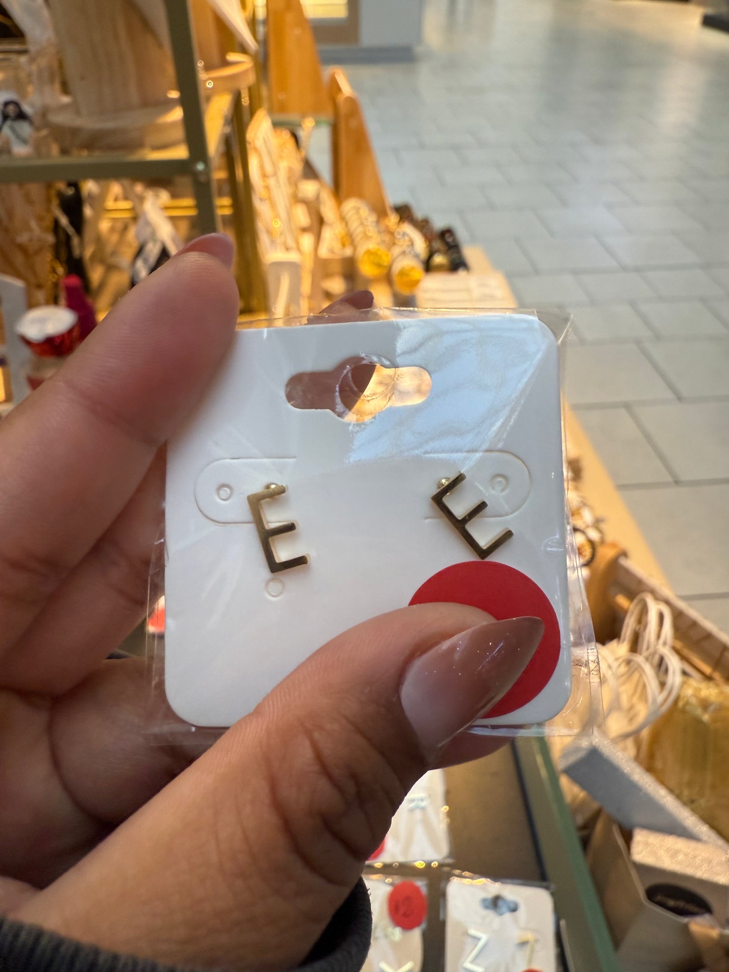 Letter Earrings
