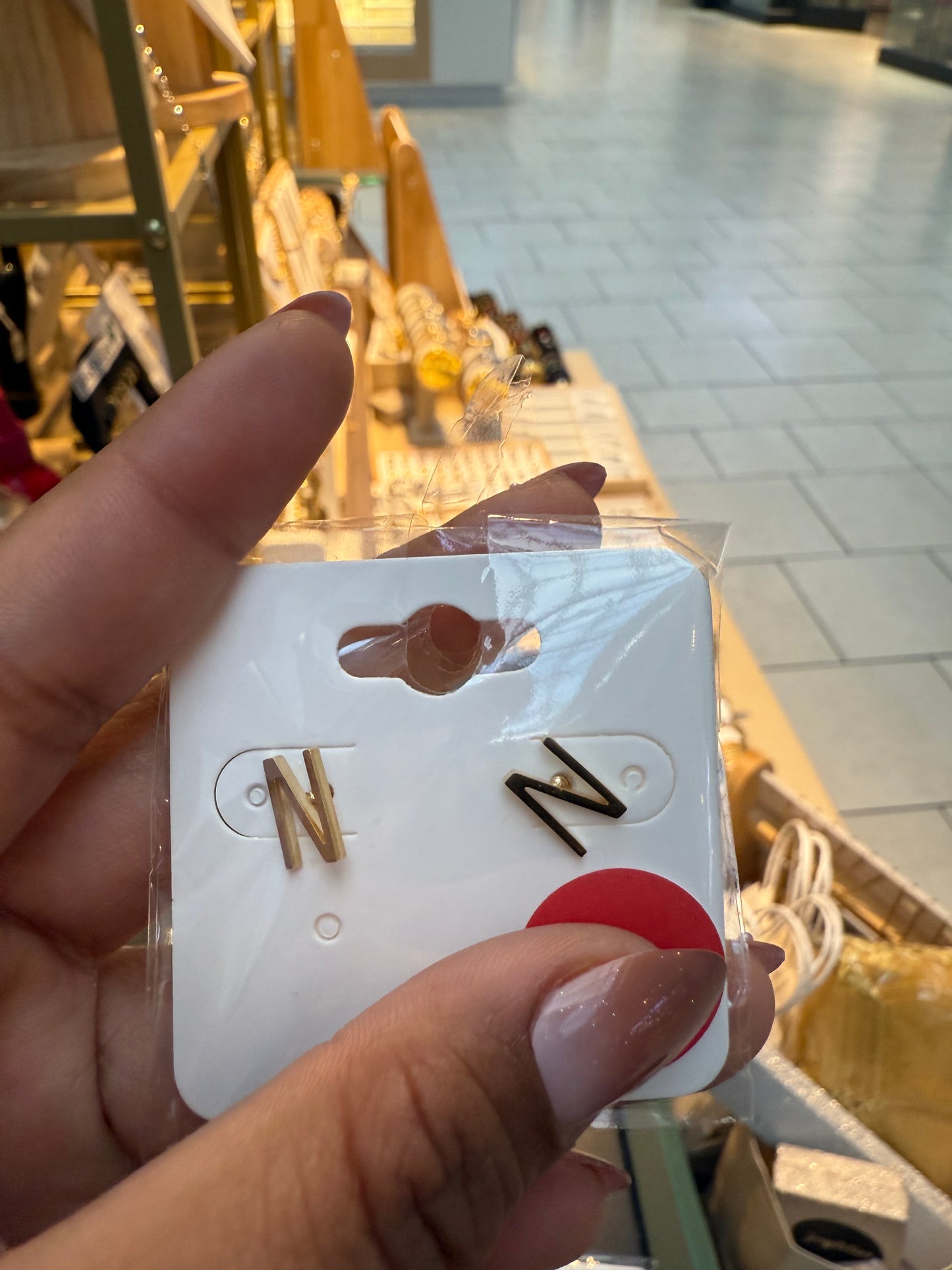 Letter Earrings