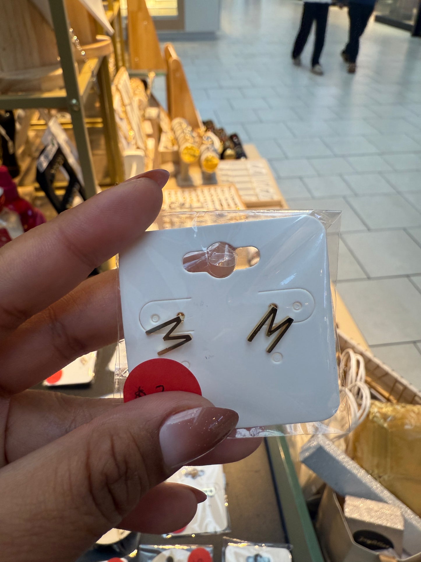 Letter Earrings