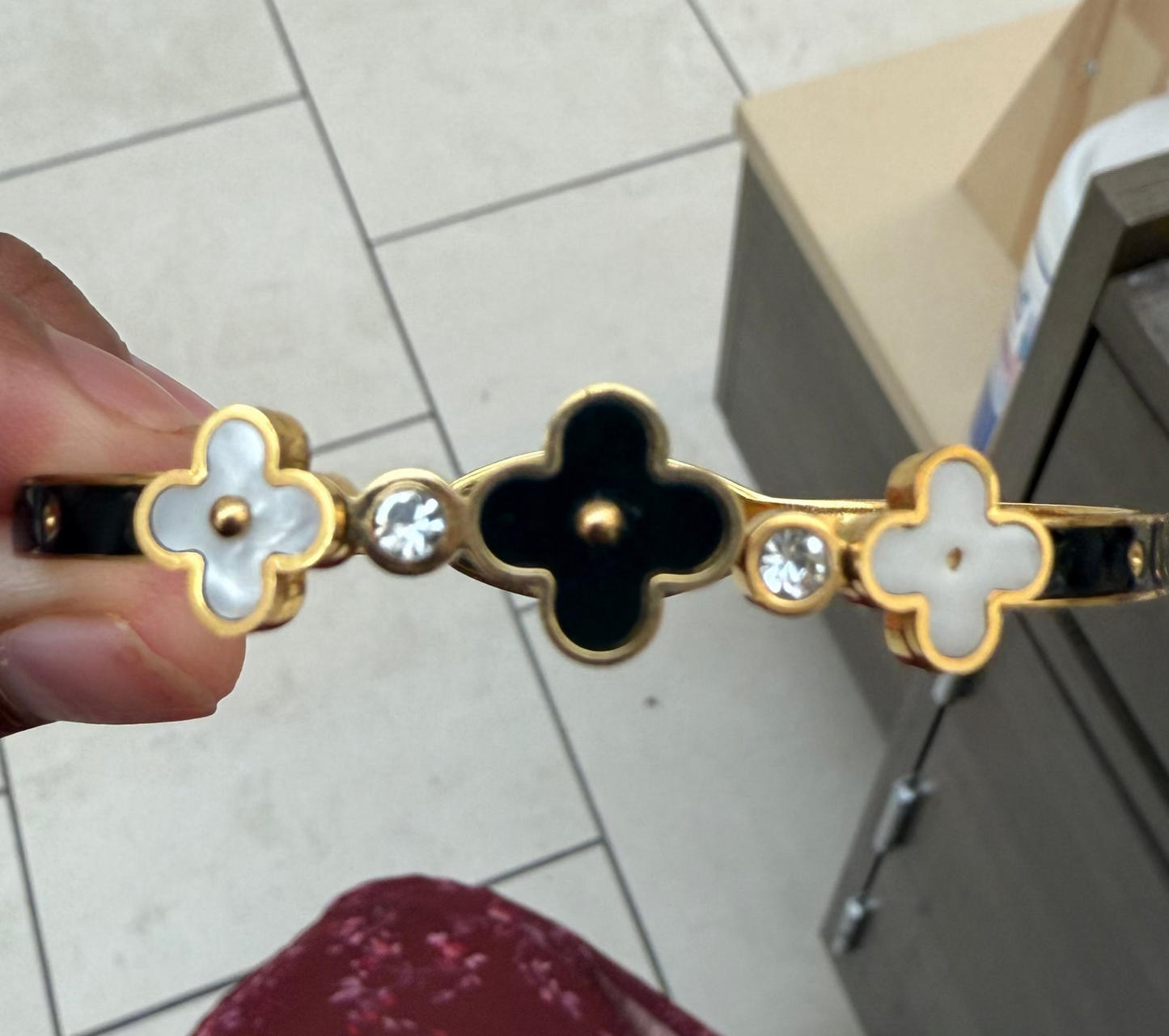 Triple Clover Bangle